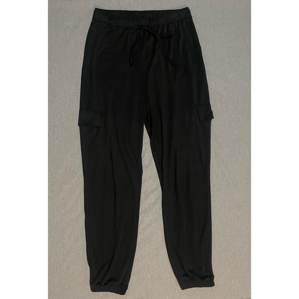 Nordstrom Open Edit Black Modal Jogger Pant Medium Athleisure Buttery Soft - Picture 2 of 10